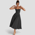 Korsett-Midikleid im Vintage-Stil