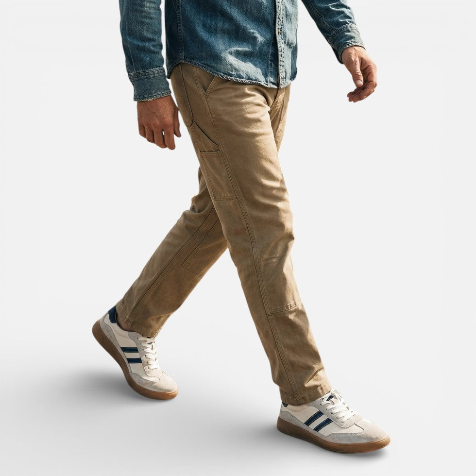 Herren Sneaker mit klassischem Schnürdesign und Retro Stil