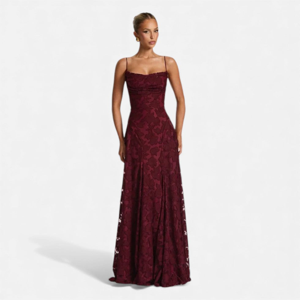 Abendkleid Damen mit ausgestellter Silhouette