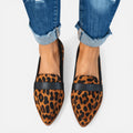 Damen Loafer mit spitzer Form und flachem Absatz