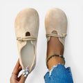Damen Ballerinas mit Runder Form