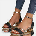Kerstin | Damen Sandalen Blockabsatz Knöchelriemen – Blockabsatz Sandalen Sommer 2026