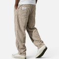 Herren Cordhose mit weitem Schnitt und elastischem Bund