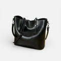 Damen Schultertasche mit Reißverschluss und großem Hauptfach