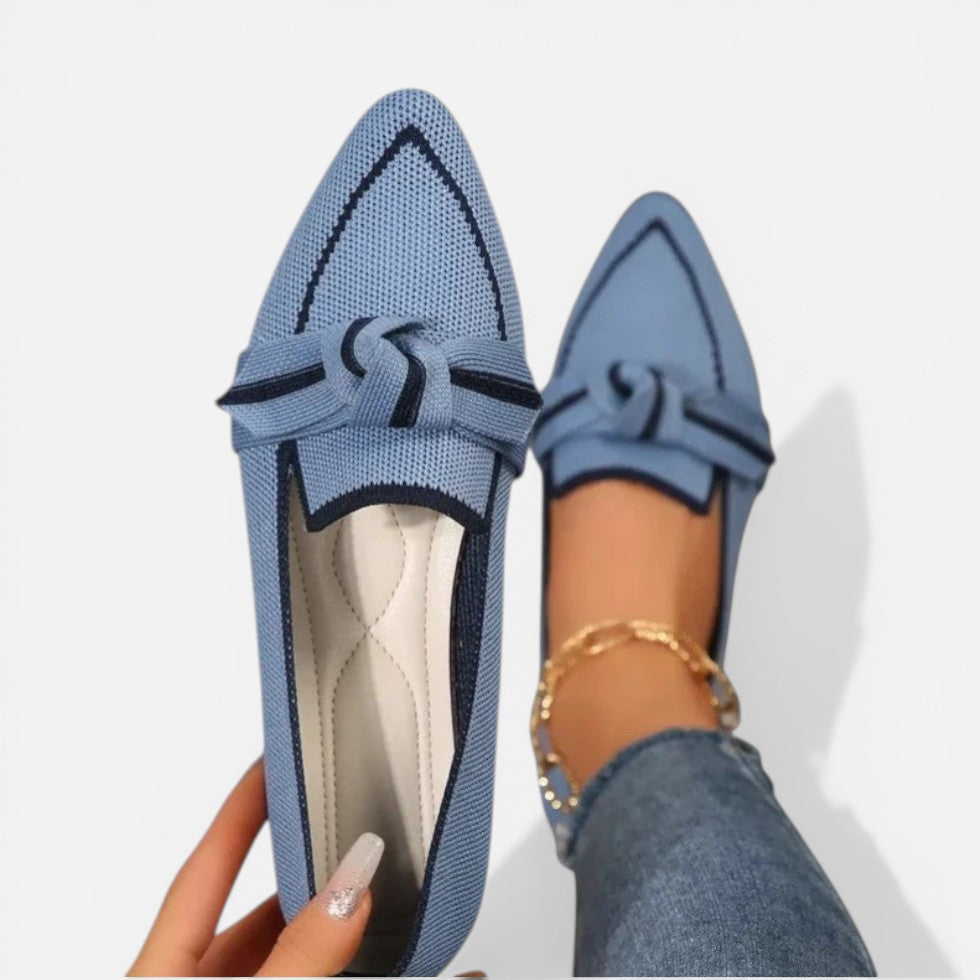 Brigitte | Damen Spitze Ballerinas Schleife – Schleifenballerinas Elegant Alltag 2026
