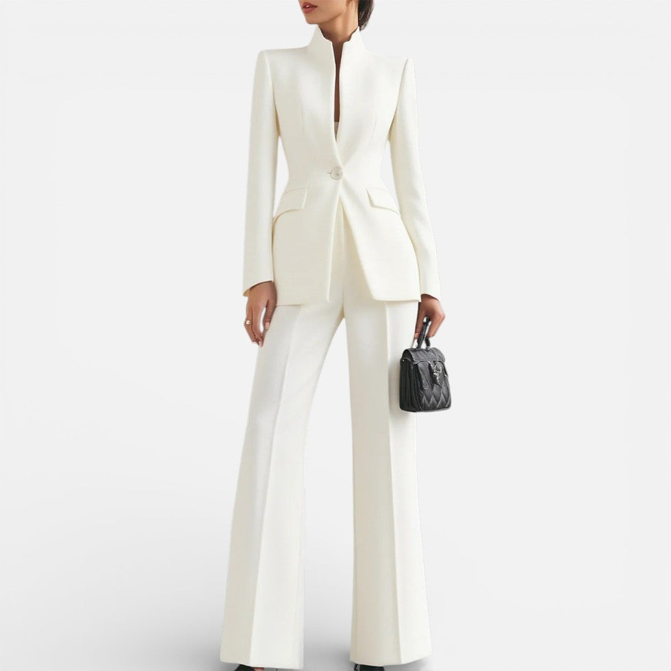 Damen Hosenanzug Zweiteiler Blazer und Hose