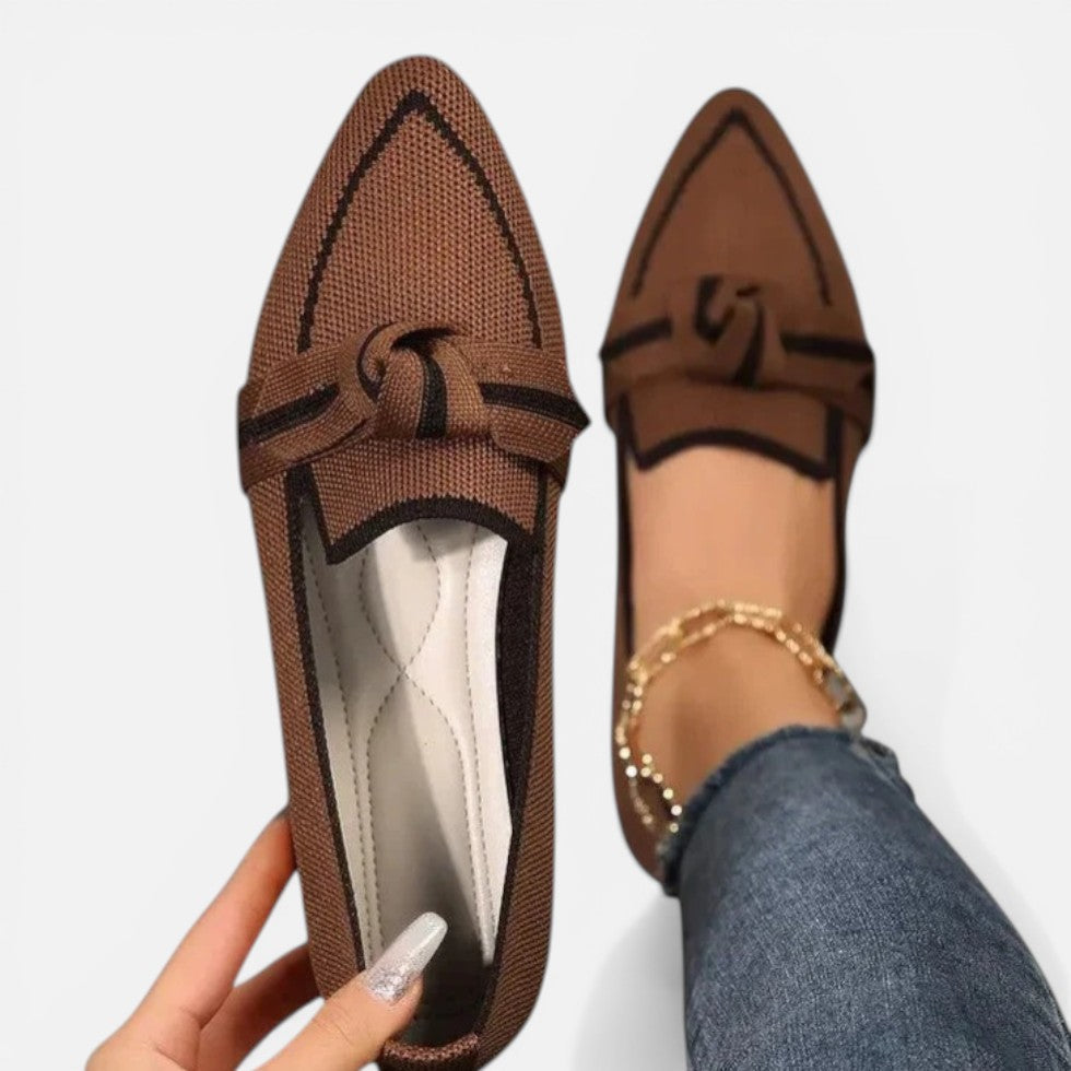 Brigitte | Damen Spitze Ballerinas Schleife – Schleifenballerinas Elegant Alltag 2026