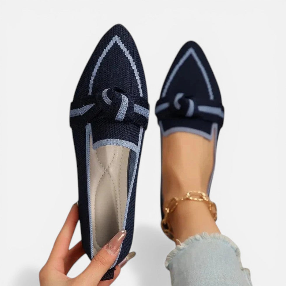 Brigitte | Damen Spitze Ballerinas Schleife – Schleifenballerinas Elegant Alltag 2026