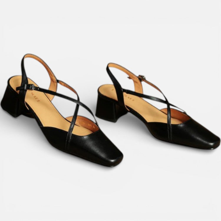 Damen Pumps Riemchen Absatzschuhe