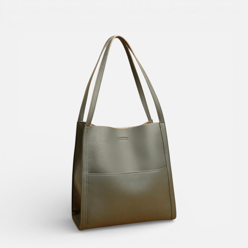 Damen Schultertasche mit großem Hauptfach