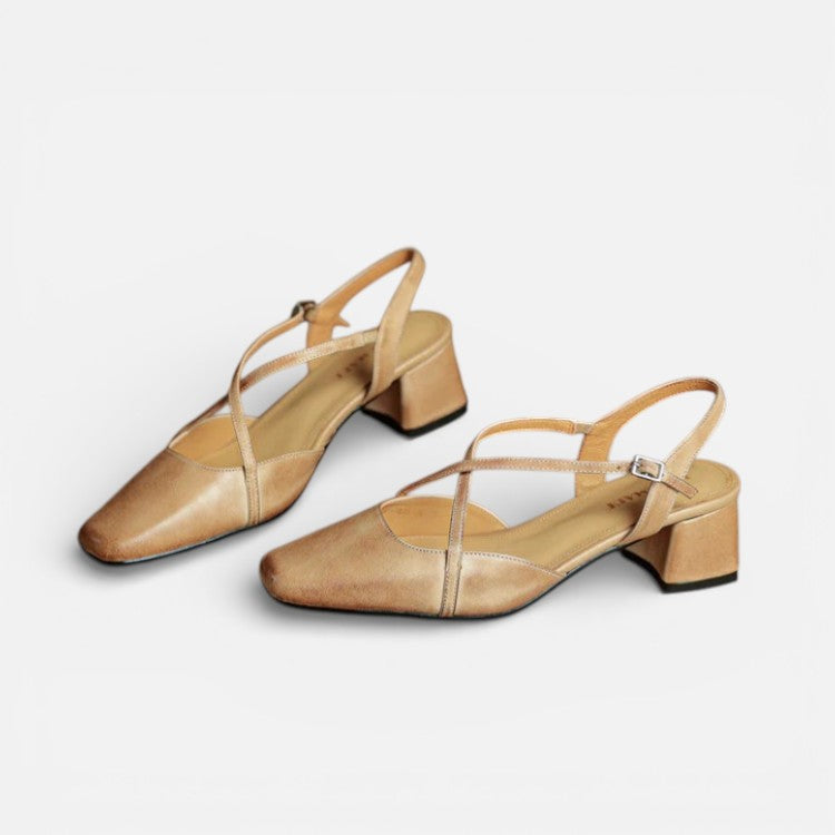 Damen Pumps Riemchen Absatzschuhe