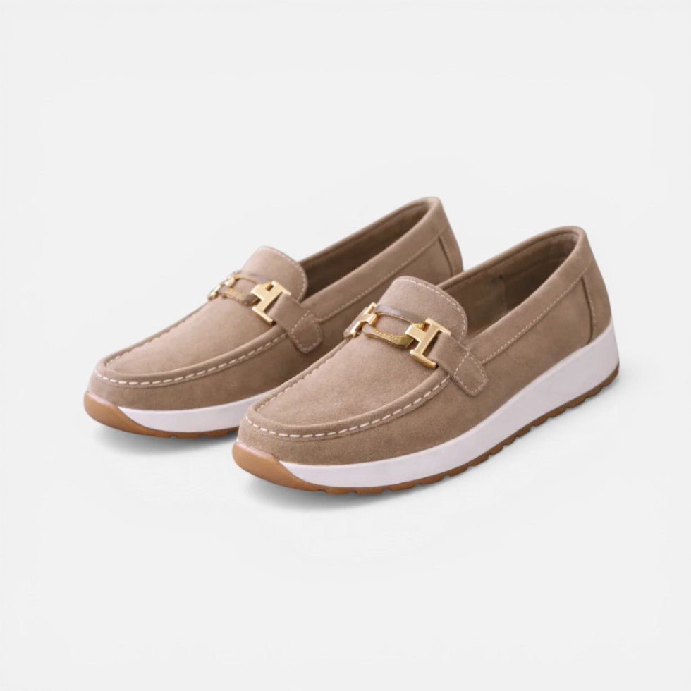 Petra | Damen Mokassin Slipper Zierdetail – Mokassins Flache Sohle Komfort 2026