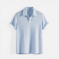 Herren Polo Shirt Kurzarm Strukturstoff