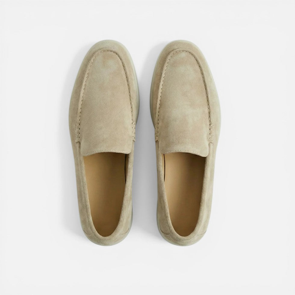 Herren Loafer Slip On Mokassin Wildlederoptik