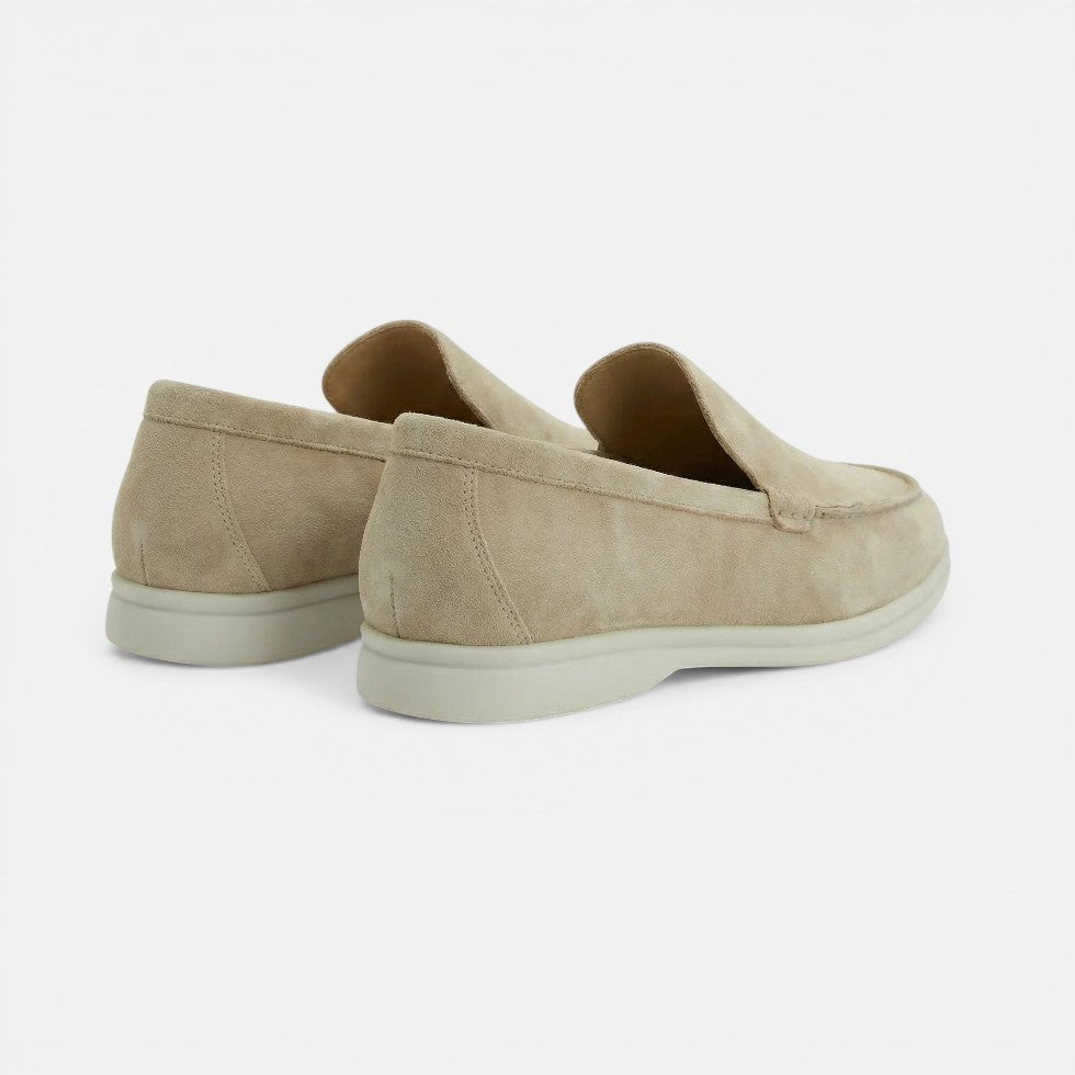 Herren Loafer Slip On Mokassin Wildlederoptik