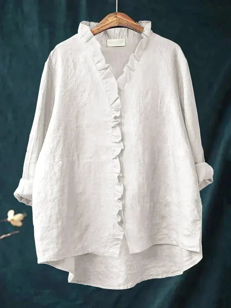 ELINE | ELEGANTE SOMMERBLUSE AUS LEINEN