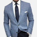 Herren Blazer mit Reverskragen und Knopfverschluss