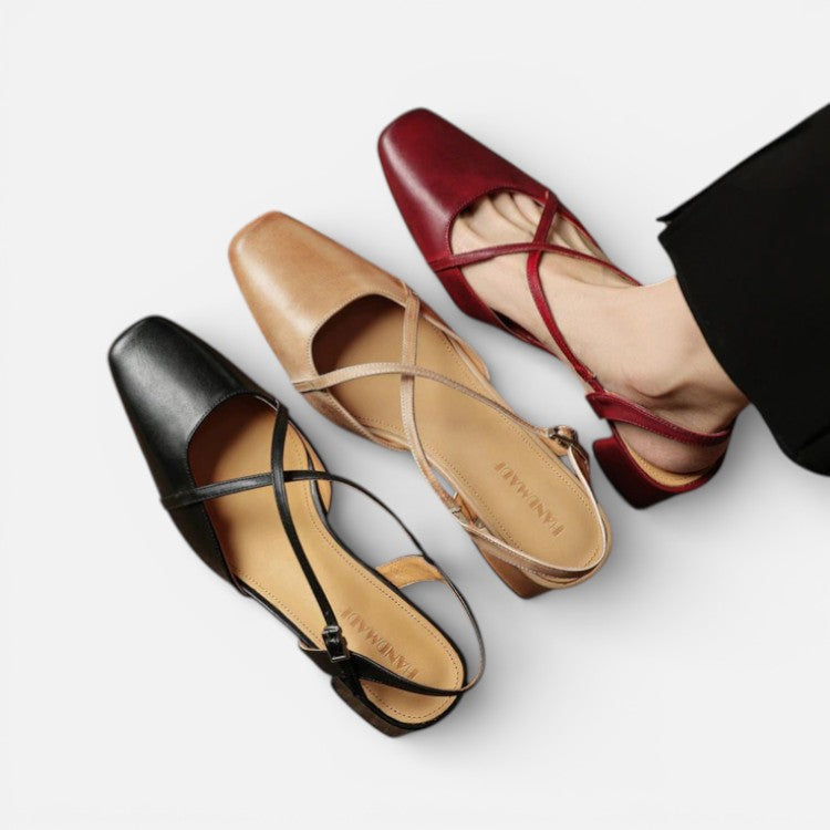 Damen Pumps Riemchen Absatzschuhe