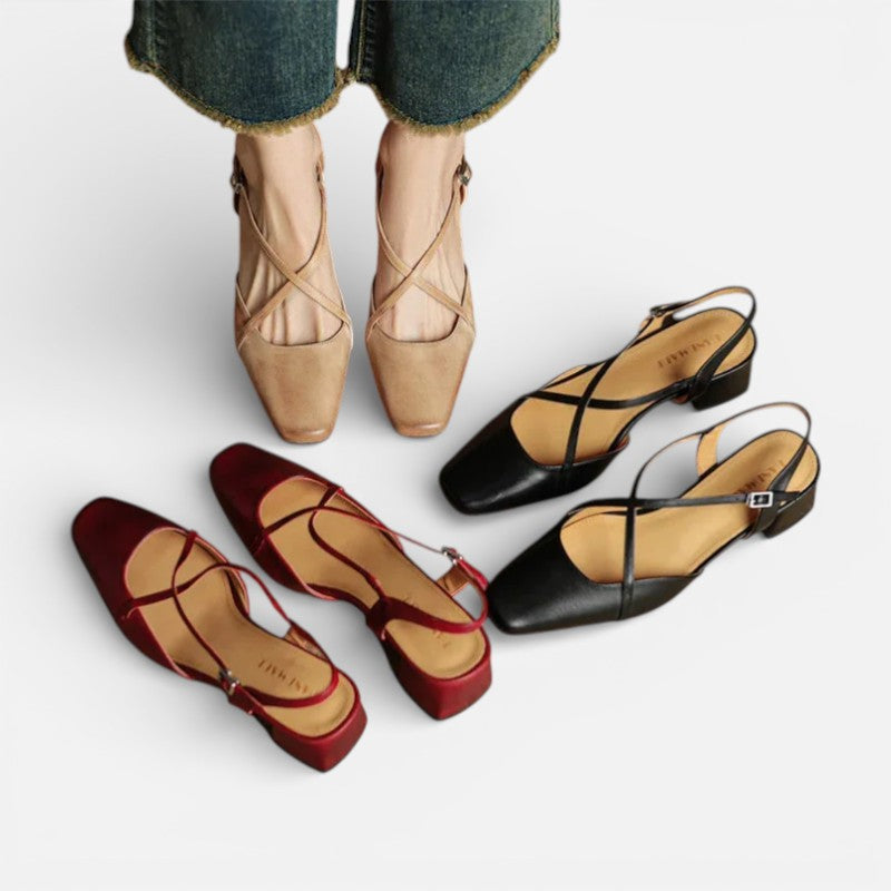Damen Pumps Riemchen Absatzschuhe