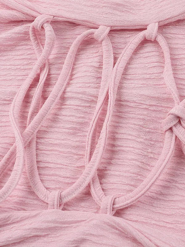 Damen Lässig Eckiger Ausschnitt Hochzeitsgast Midikleid