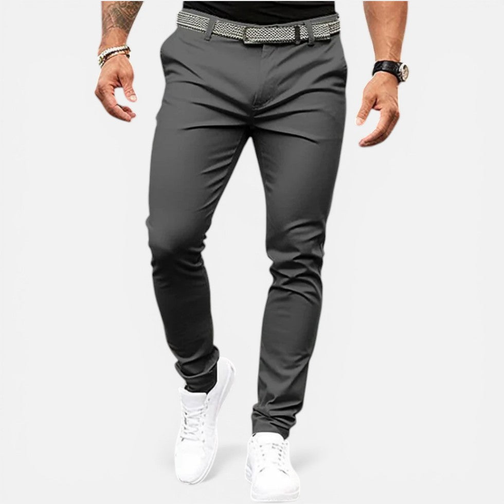 Werner | Herren Stoffhose Slim Fit Elastisch – Slim Chino Elastischer Bund Sommer 2026