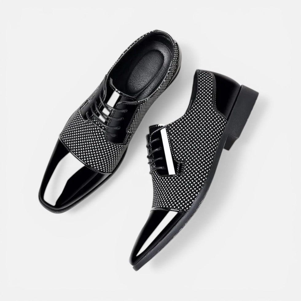 Jürgen | Herren Schnürschuhe Spitz Strukturiert – Elegante Schnürschuhe Business 2026