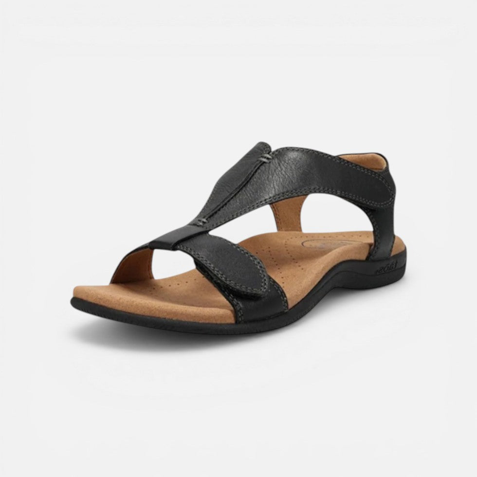 Sonja | Damen Sandalen Klettverschluss – Offene Zehenpartie Komfort Sandalen 2026