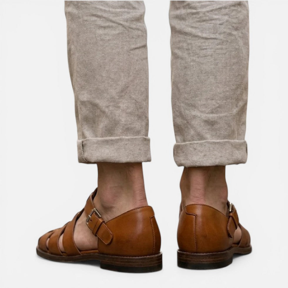 Robert | Herren Sandalen Riemen Schnalle – Komfort Herrensandalen für Urlaub 2026