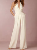 Katie - Damen-Jumpsuit mit weitem Bein und schickem Design