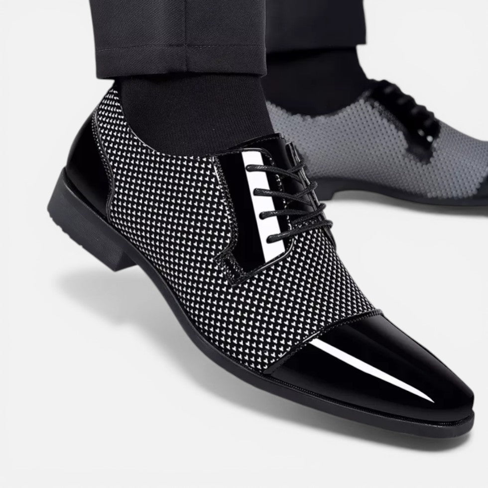 Jürgen | Herren Schnürschuhe Spitz Strukturiert – Elegante Schnürschuhe Business 2026