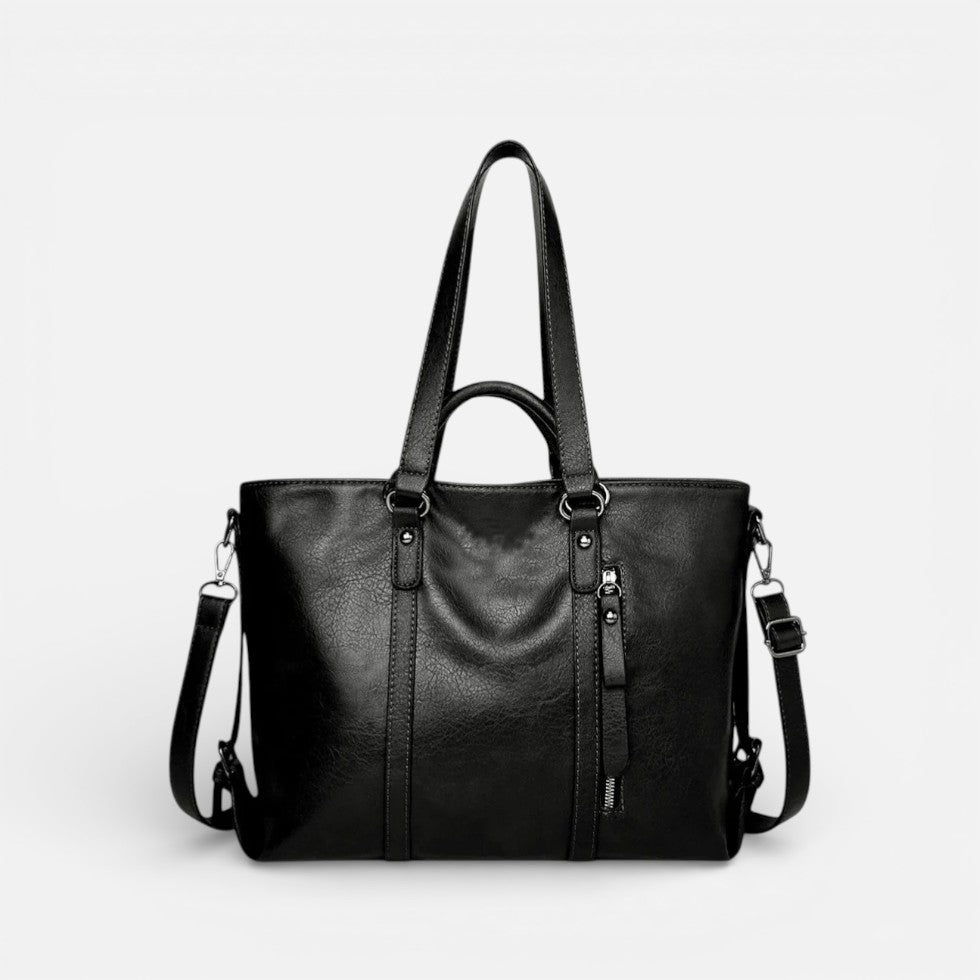 Damen Handtasche mit Schulterriemen und großem Innenfach