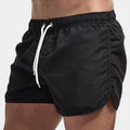 Badeshorts Kordelzug Kurz Geschnitten Uni