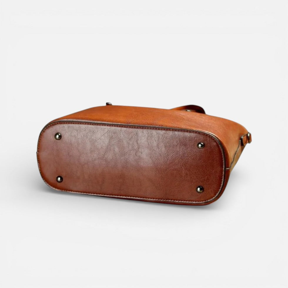 Damen Schultertasche mit Reißverschluss und großem Hauptfach