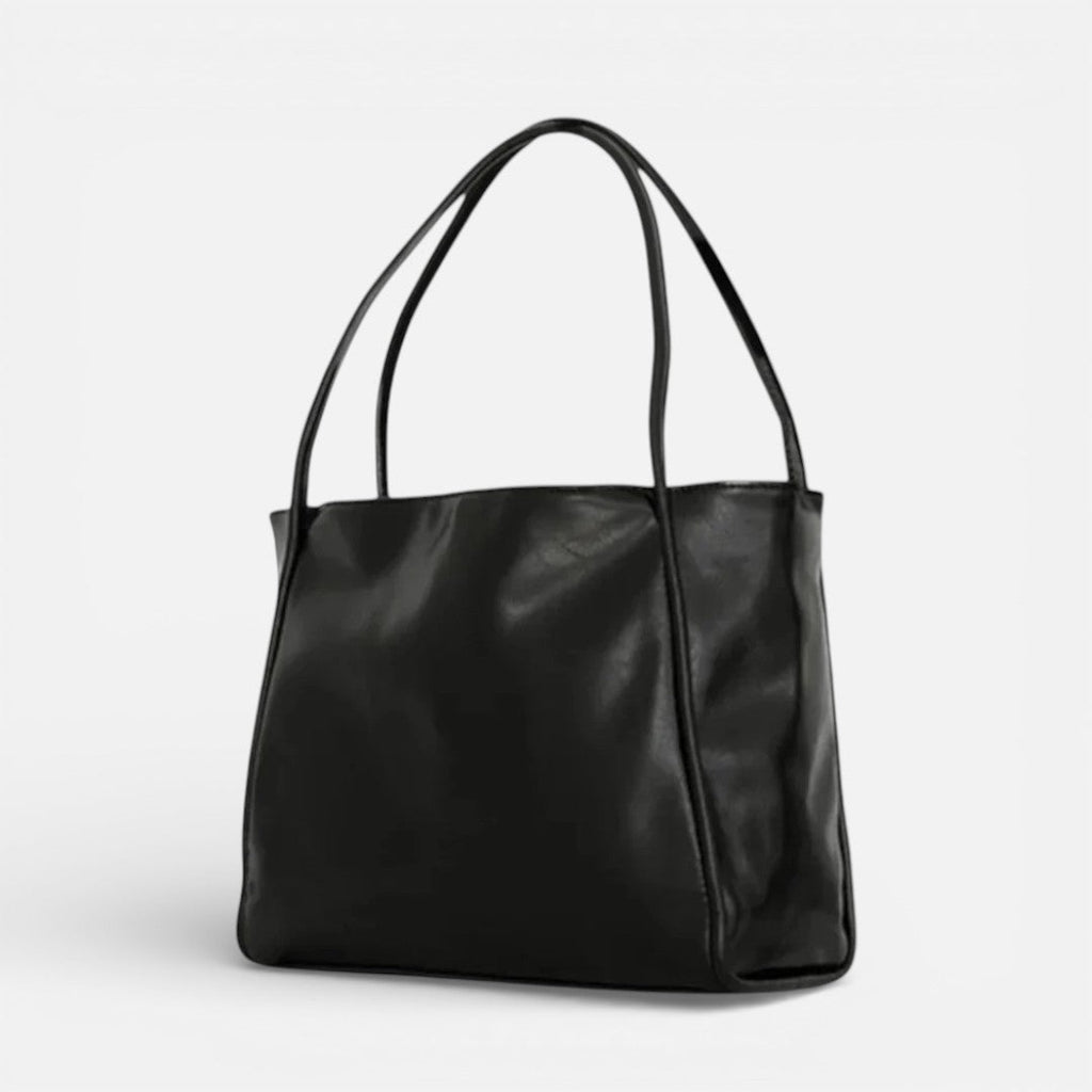 Damen Schultertasche groß mit weicher Form und langen Tragegriffen