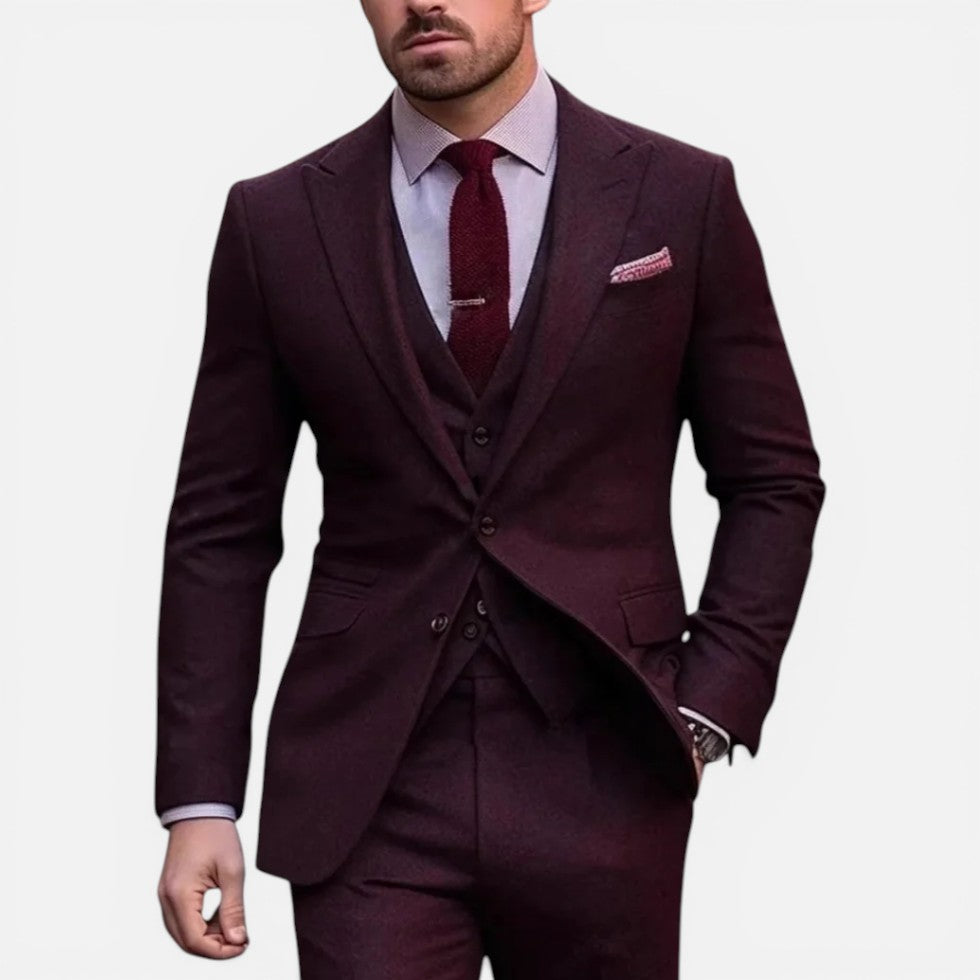 Dieter | Herren Anzug Set Weste Slim Fit – Dreiteiliger Anzug Business Herren 2026