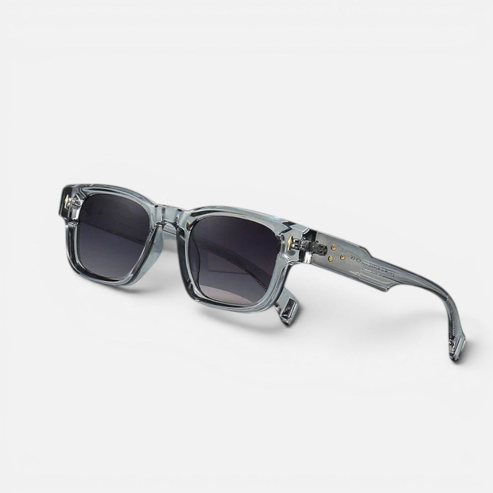 Eckiges Gestell Kunststoff Verlaufsgläser Sonnenbrille