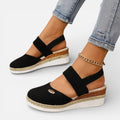 Damen Orthopedic Keilsandalen mit Riemen