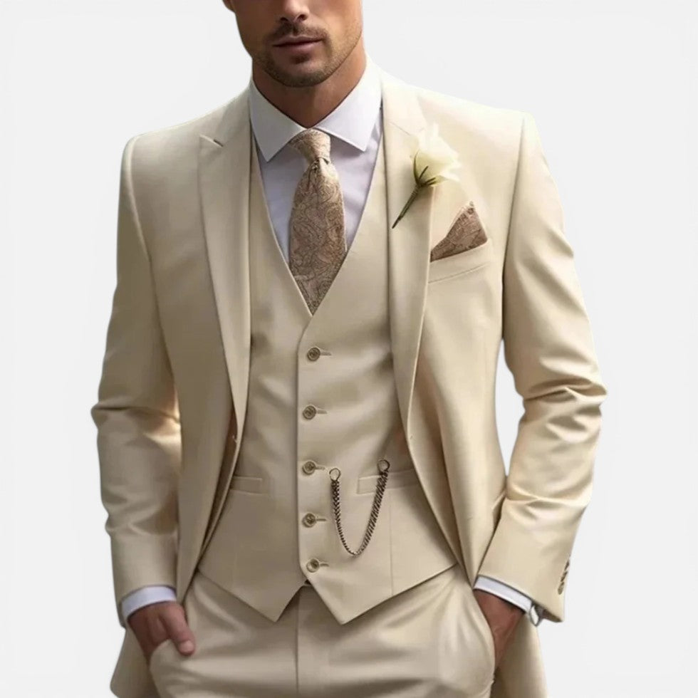 Dieter | Herren Anzug Set Weste Slim Fit – Dreiteiliger Anzug Business Herren 2026