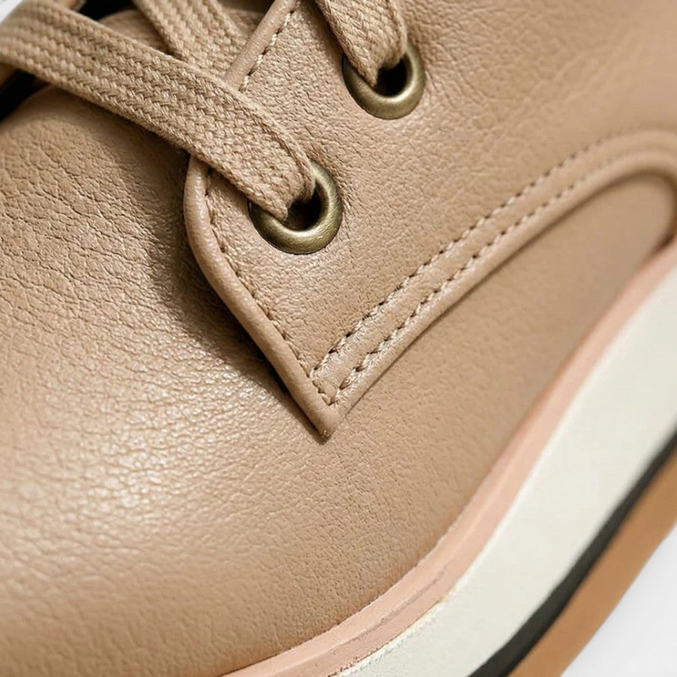 Sandra | Damen Plateau Sneaker – Sneakers mit Plateau Sohle Schnürung Sommer 2026
