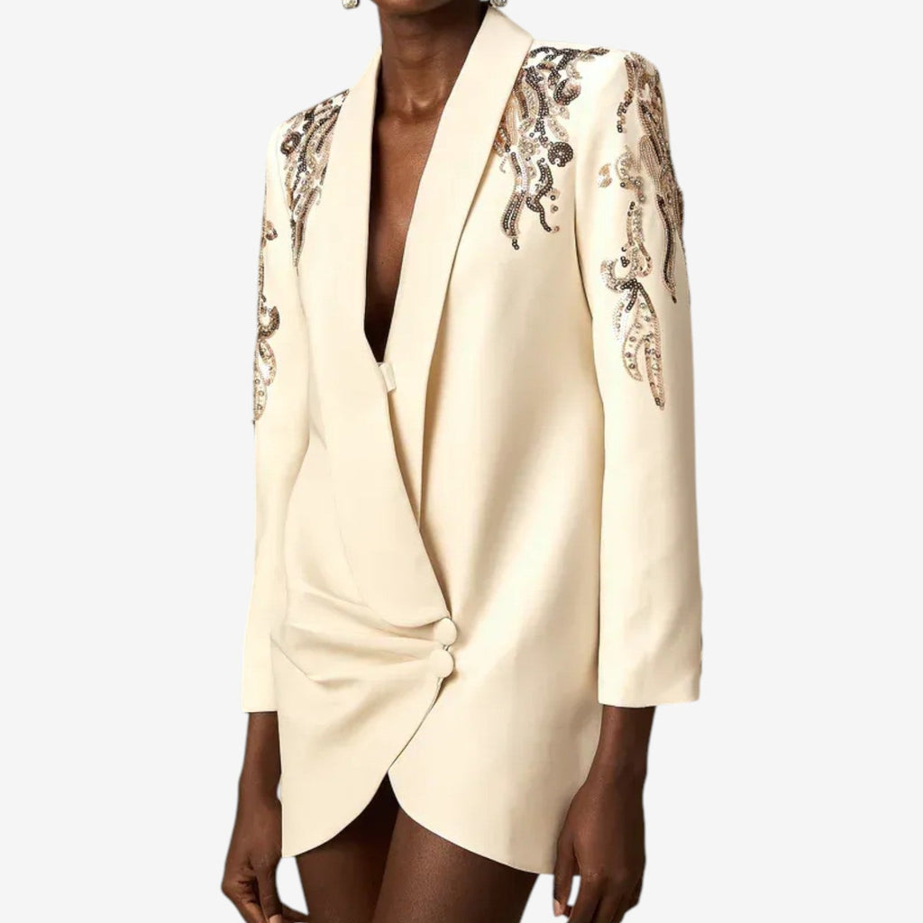 GIADA / ELEGANTES BESTICTES KLEID