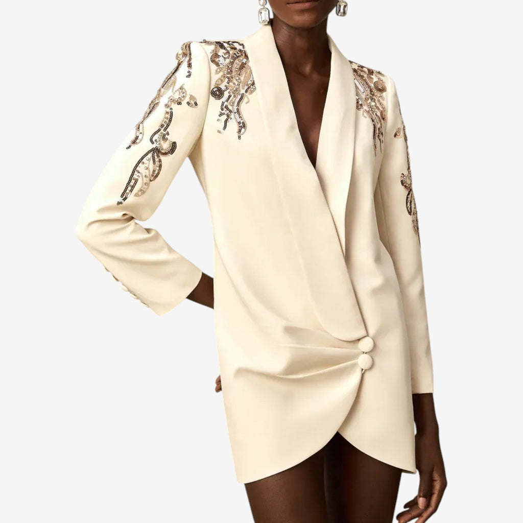 GIADA / ELEGANTES BESTICTES KLEID