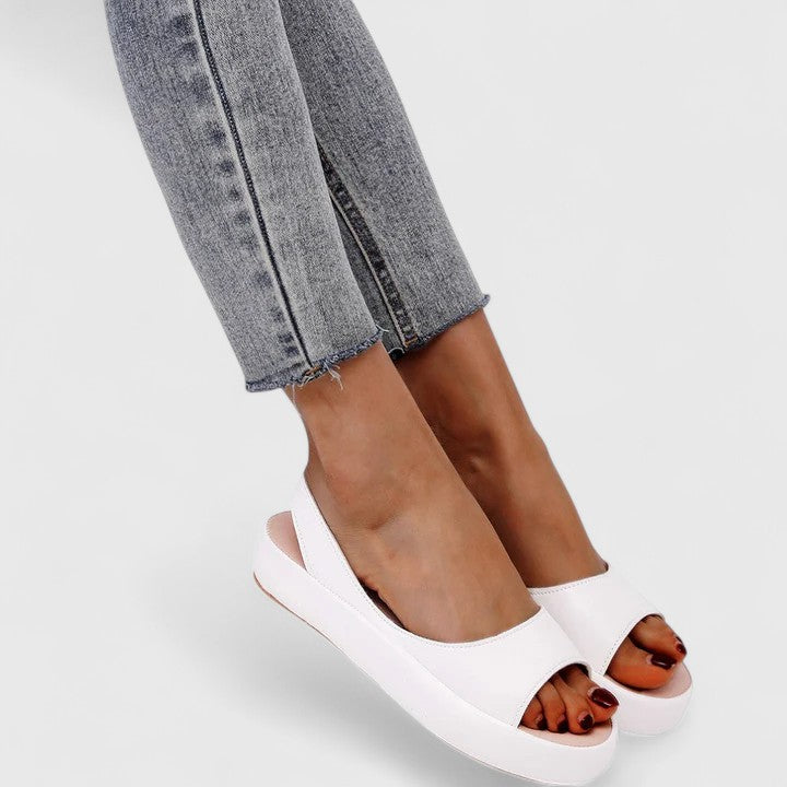 Damen Sommer Orthopädische Plateau Sandalen