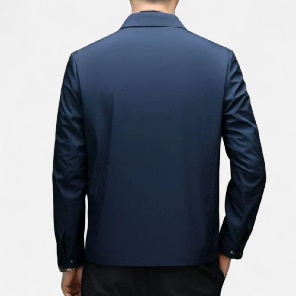 Leichte Businessjacke mit Reißverschluss für Herren