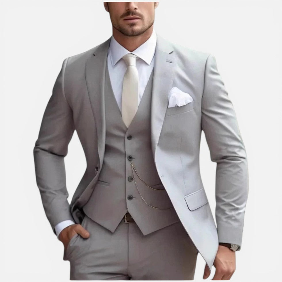Dieter | Herren Anzug Set Weste Slim Fit – Dreiteiliger Anzug Business Herren 2026