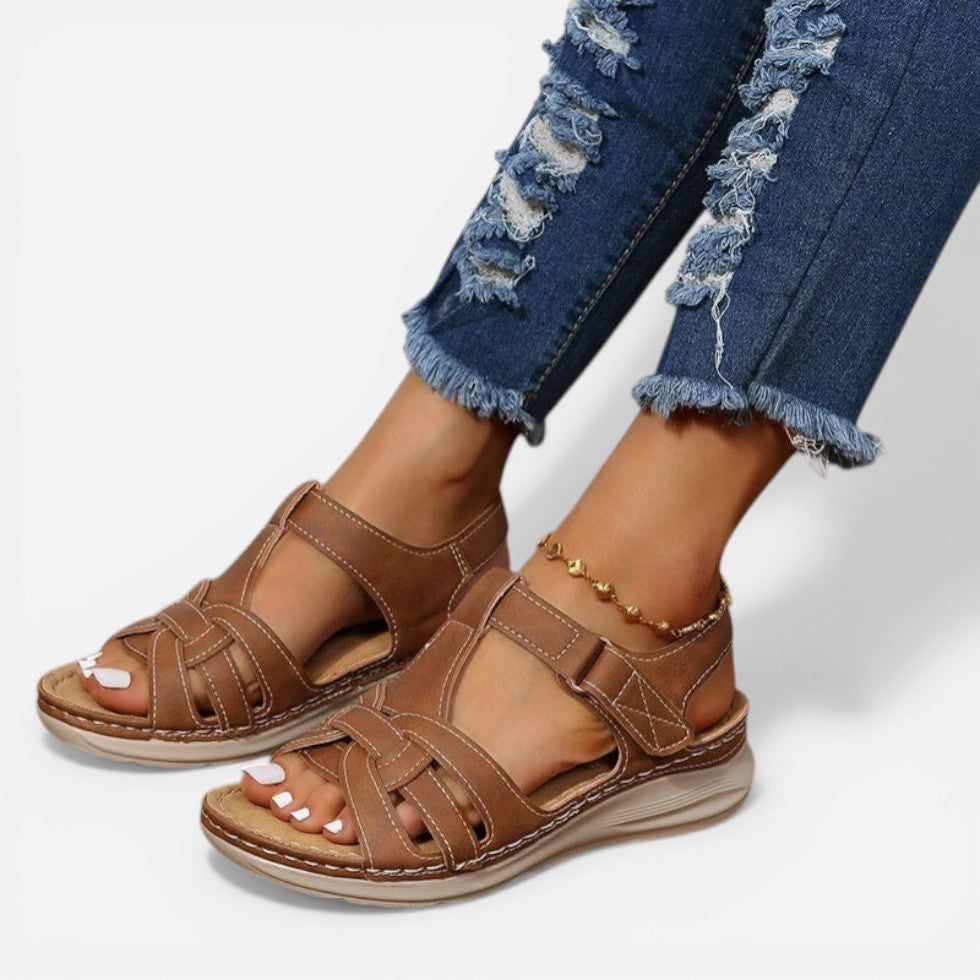 Tanja | Damen Sandalen Verstellbare Riemen Flach – Flache Riemensandalen Sommer 2026