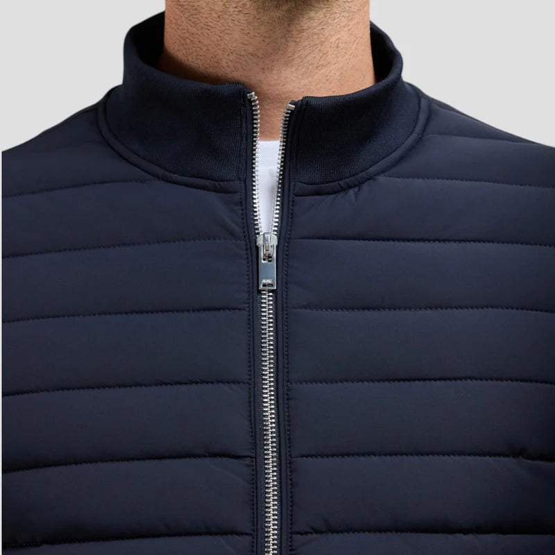 Steppjacke für Herren mit Strickärmeln
