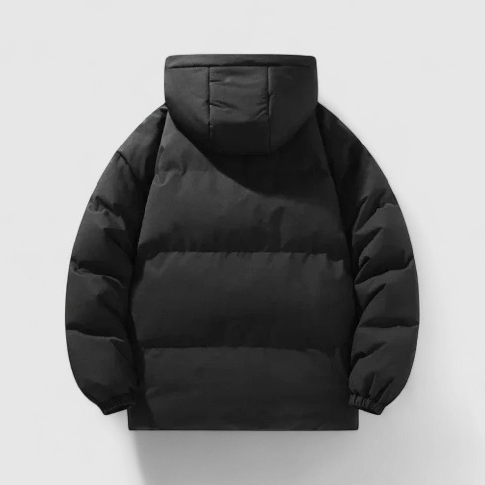 Gefütterte Steppjacke mit abnehmbarer Kapuze