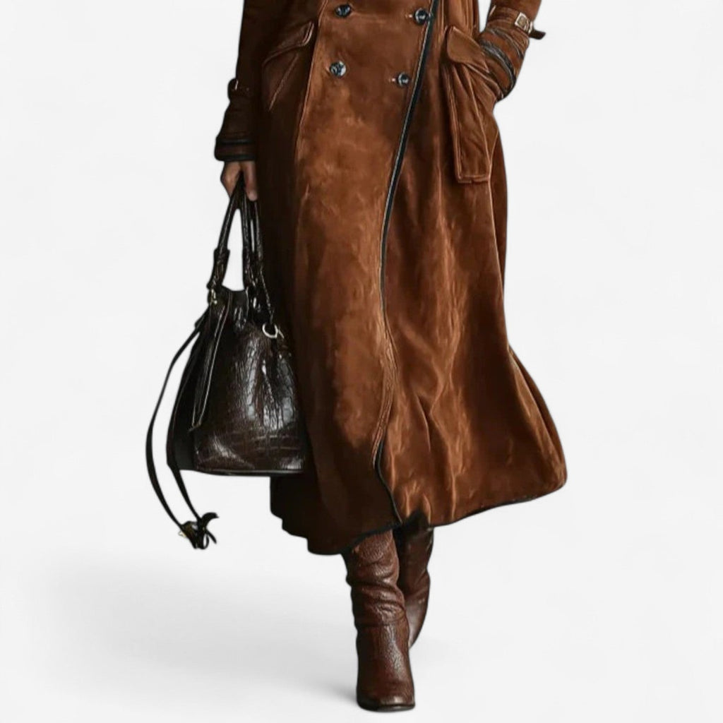 nathaly™-Trenchcoat-elegant-aus-Wildlederimitat