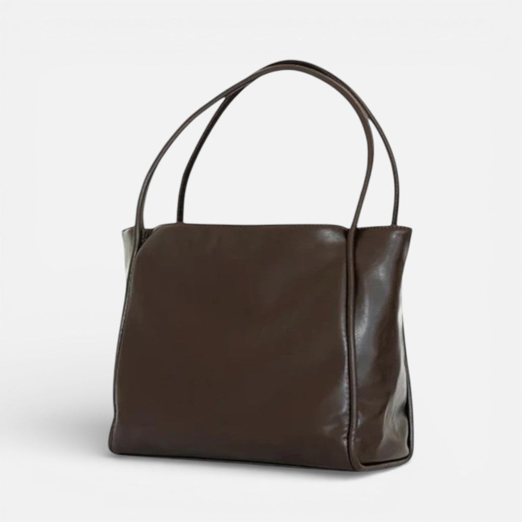 Damen Schultertasche groß mit weicher Form und langen Tragegriffen
