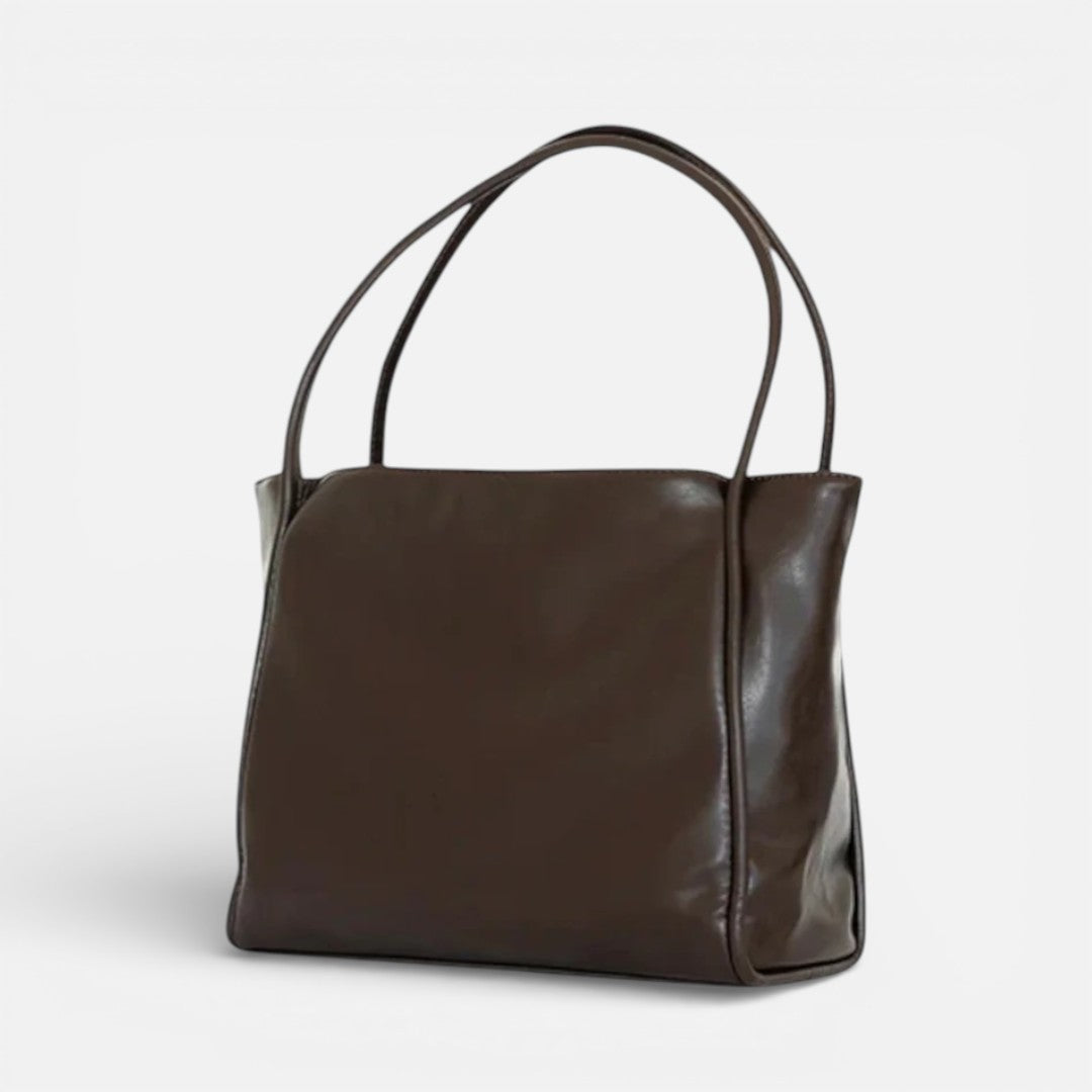 Damen Schultertasche groß mit weicher Form und langen Tragegriffen